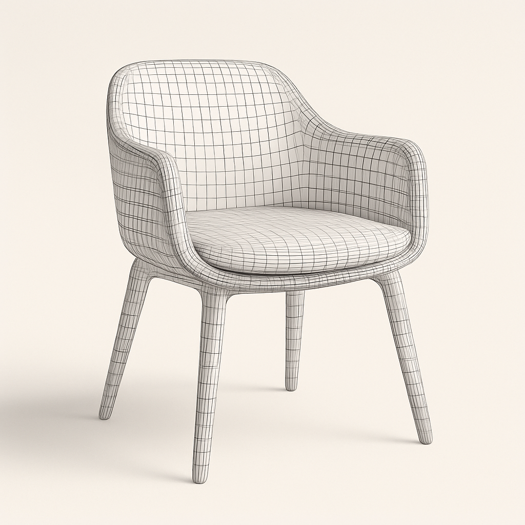 Modelos 3D de sillas