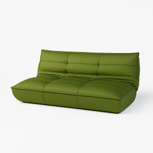 Sofá tapizado verde